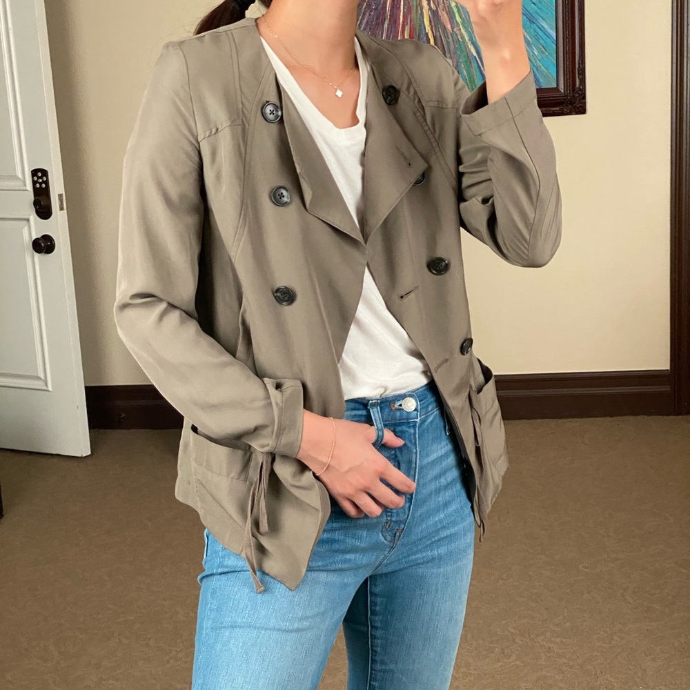 Soft Rayon Light Jacket (Trench style)